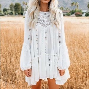 Free People Kiss Kiss Tunic ivory